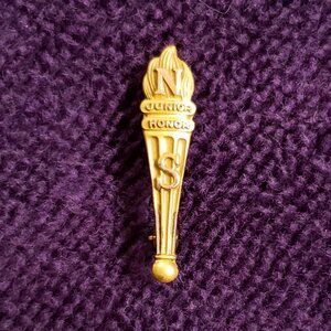 Award Distinguished Vintage Gold Fill National Junior Honor Society Tie Pin